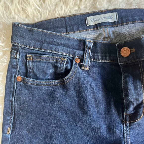 Madewell Skinny Jeans Blue Dark Wash Size 28. Excellent Used Condition. - Picture 2 of 7